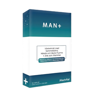 Man+ För män · testosteron | Medvital